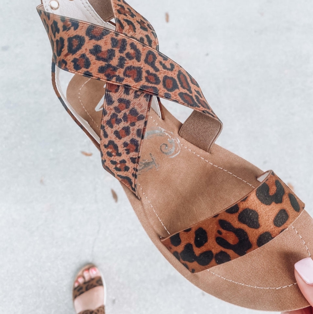 Very G leopard sandals